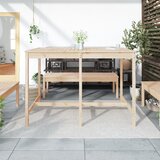  Vrtni stol 159,5 x 82,5 x 110 cm od masivne borovine | shoptok.hr