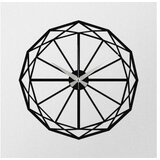 WALLXPERT dekorativni metalni zidni sat enzoclock S013 black | ePonuda.com