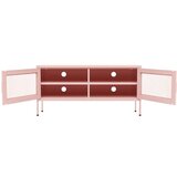 TV omarica roza 105x35x50 cm jeklo, (20620336) | Shoptok.si