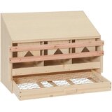  Gnijezdo za nesilice s 3 odjeljka 72x33x54 cm masivna borovina | shoptok.hr