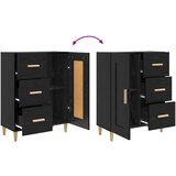  Kreveta Crni hrast 69,5 x 34 x 90 cm Konstruirano drvo | Eponuda.com