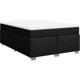 Maison Chic Box spring posteljni - Vzmetna postelja z vzmetnico črn 140x190 cm blago SL18013, (21882671) | Shoptok.si