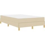 Box Postelja z vzmetnico Kremna in rjava 120 x 190 cm | Shoptok.si
