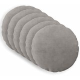  Presvlaka za jastuk 6 pcs HEERLEN Svjetlosiva &amp;Oslash; 60 cm Kord Slike
