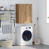 vidaXL Stenska omara Umetni hrast 69,5 x 34 x 90 cm Konstruiran les | Shoptok.si