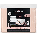 Compactor Vakuumske plastične škatle za pod posteljo v kompletu 3 ks 65x45x15,5 cm Pink Edition – | Shoptok.si