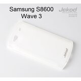  Gumijasti / gel etui Jekod za Samsung S8600 Wave 3 - beli Cene
