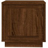 vidaXL Nočna omarica rjavi hrast 44x35x45 cm inženirski les | Shoptok.si
