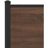  Metalni okvir kreveta bez madraca smeđa boja hrasta 180x200 cm | shoptok.hr