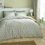 Catherine Lansfield Zelena posteljina za bračni krevet 200x200 cm Sorrel Leaves – | shoptok.hr