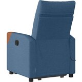 Masažni naslonjač na podizanje plavi od tkanine | shoptok.hr