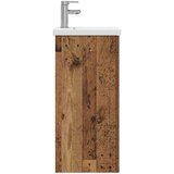  Kupaonski umivaonik s sudoperom Staro drvo 42 x 40 x 84,5 cm | shoptok.hr