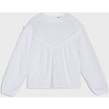 Sinsay Bluza s volanom i ukrasnim vezom | shoptok.hr