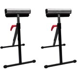 vidaXL Set od 2 podesiva stalka s valjkom | shoptok.hr