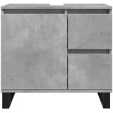  Kupaonski ormarić za umivaonik boja betona 65x33x60 cm drveni | Eponuda.com