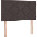  Postelja z vzmetnico z vzmetnico Temno rjava 80 x 200 cm blago, (5000127154) | Shoptok.si