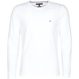 Tommy Hilfiger Majice z dolgimi rokavi STRETCH SLIM FIT LONG SLEEVE TEE Bela Cene