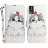 INORCO Za Nokia C32 Pattern Design Folio Cover PU usnjena torbica za telefon s stojalom in paščkom, (22037007) Cene