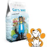 CATS WAY effect 5l, grudvajući posip za mačke od belog bentonita