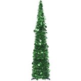 vidaXL Prigodno umjetno božićno drvce zeleno 120 cm PET | shoptok.hr