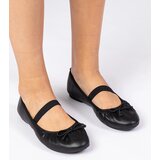 Gemre Black women's ballerinas with a bow Leronis | Shoptok.si