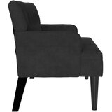  Chesterfield klupa Crna 112 x 65,5 x 75 cm Baršun | Eponuda.ba