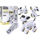 Interaktivni robot pes, ki pleše na daljinsko upravljanje in sledi ukazom - bela Cene
