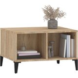  Klubska mizica sonoma hrast 60x50x36,5 cm inženirski les, (20602384) | Shoptok.si