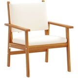 vidaXL Vanjski kauč set Set od 5 Prirodni Čvrsto drvo akacije | shoptok.hr