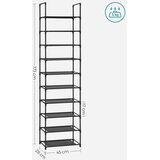  Industrijski Stalak za Cipele - Crna | shoptok.hr