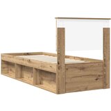  Konstrukcija postelje Oreh 75 x 190 cm Masivno borovo les, (5000104139) | Shoptok.si