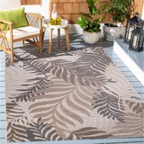 Lesnina XXXL PREPROGA ZA ZUNANJO UPORABO Floral 80/150 cm tkano bež | Shoptok.si