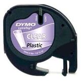 Dymo trak dymo ltag 122670, 12 mm 4 m (črna/prozorna), original | Shoptok.si