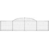  Lučne gabionske košare 25 kom 300x30x60/80 cm pocinčano željezo | shoptok.hr