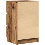  Noćni ormarić s 3 ladice staro drvo 39x35x65 cm | shoptok.hr