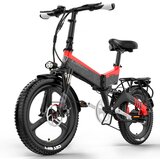 BENFUTO G650 zložljivo električno kolo, 48V 12.8Ah baterija, kenda 20 * 2.40 pnevmatike, hidravlične kolutne zavore, polno vzmetenje(rdeča), (21205864) Cene