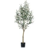Emerald umjetno stablo masline 140 cm u plastičnoj posudi | shoptok.hr