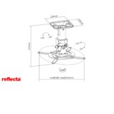 Reflecta Supvex Ceiling Mount white | shoptok.hr