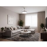 Kanlux 46372 - LED prigušiva svetiljka s ventilatorom PLAVE LED/36W/230V CCT srebrna/bela + daljinski upravljač | Eponuda.com