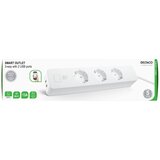 Deltaco SMART HOME Podaljšek, WiFi 2.4GHz, 3xCEE 7/3, 2xUSB-A, 13A, 220-240V, 1.5m, BELO | Shoptok.si