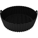 INF Silikonska posoda za Air Fryer Black 19 cm, (21247964) Cene