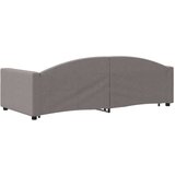  Dnevni krevet na razvlačenje smeđesivi 90 x 200 cm od tkanine | shoptok.hr