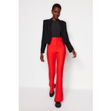 Trendyol Red Spanish Leg Flare Woven Trousers Cijene