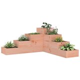 vidaXL Vrtna korita s 4 nadstropji 80,5x79x36 cm trden les douglas Cene