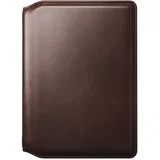 Leather Passport Wallet Rustic Brown