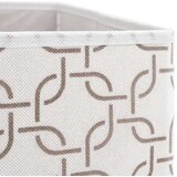 vidaXL Sklopive kutije za pohranu 10 kom krem 32x32x32 cm od tkanine | shoptok.hr