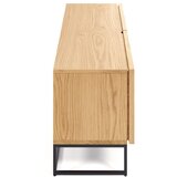 Kave Home TV omarica v hrastovem dekorju v naravni barvi 112x51x42 cm Taiana – | Shoptok.si