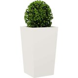 vidaXL Vrtne sadilice 2 kom bijele 45x45x75 cm čelične | shoptok.hr