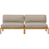  Set sofe Sivo-smeđa 240 x 92 x 69 cm Čvrsto drvo akacije | shoptok.hr