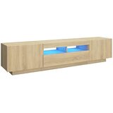 TV ormarić s LED svjetlima boja hrasta sonome 180 x 35 x 40 cm | Eponuda.com